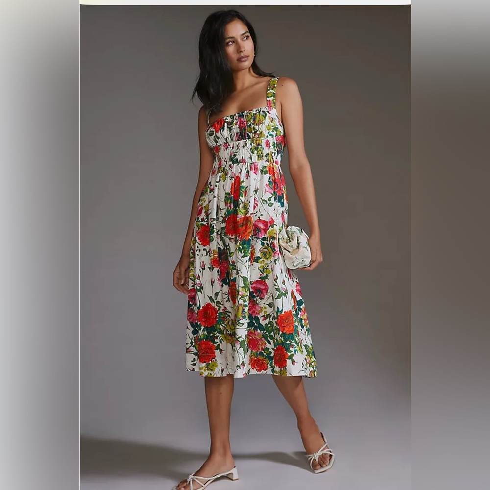 Anthropologie floral maxi dress!